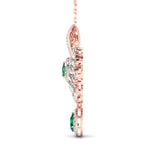 Fancy & Round Shape Diamonds Pendant