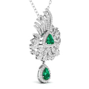 Fancy & Round Shape Diamonds Pendant