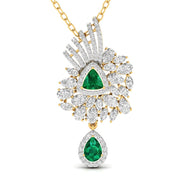 Fancy & Round Shape Diamonds Pendant