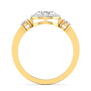 Concentric Circle Diamond Ring