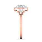 Concentric Circle Diamond Ring