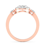 Concentric Circle Diamond Ring