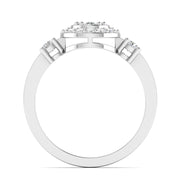 Concentric Circle Diamond Ring