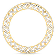 Contemporary Crosshatch Diamond Bangle