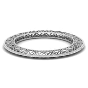 Contemporary Crosshatch Diamond Bangle