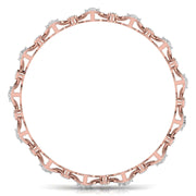Contemporary Diamond Studded Bangle