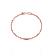 Crystal Cuff Diamond Bangle