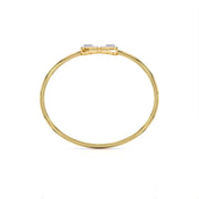 Crystal Cuff Diamond Bangle