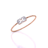 Crystal Cuff Diamond Bangle