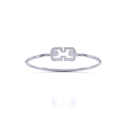Crystal Cuff Diamond Bangle