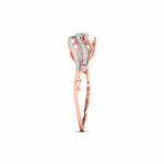 Elegant Wave Design Diamond Bangle