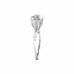 Elegant Wave Design Diamond Bangle