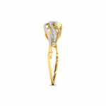 Elegant Wave Design Diamond Bangle