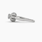 Bloom Setting Solitaire Diamond Ring