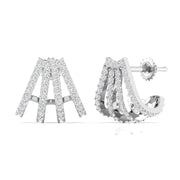 Arc Radiance Diamond Earrings