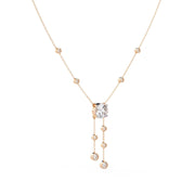 Dainty Crystal Chain Necklace