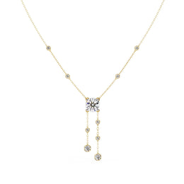 Dainty Crystal Chain Necklace
