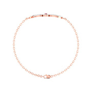 Dainty Diamond Gold Bracelet