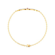 Dainty Diamond Gold Bracelet