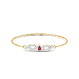 Dainty Diamond Gold Bracelet