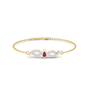 Dainty Diamond Gold Bracelet