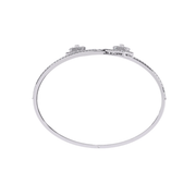 Geometric Open Diamond Bangle