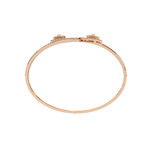 Geometric Open Diamond Bangle