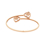 Geometric Open Diamond Bangle