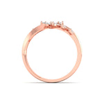 Delicate Diamond Leaf Ring