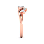 Delicate Diamond Rose Gold Ring