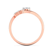 Delicate Diamond Rose Gold Ring