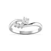 Delicate Diamond Rose Gold Ring