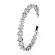 Floral Diamond Tennis Bracelet
