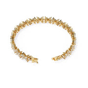 Floral Diamond Tennis Bracelet