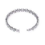 Floral Diamond Tennis Bracelet