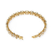 Floral Diamond Tennis Bracelet