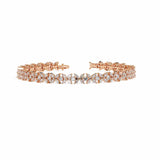 Floral Diamond Tennis Bracelet
