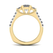 1 Carat Delicate French Setting Diamond Ring