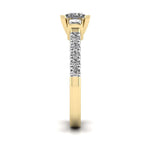 1 Carat Delicate French Setting Diamond Ring