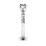 1 Carat Delicate French Setting Diamond Ring