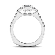1 Carat Delicate French Setting Diamond Ring