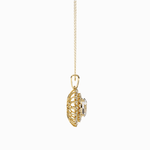 Delicate Gold Sunburst Pendant