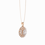Delicate Gold Sunburst Pendant