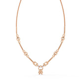 Delicate Necklace with Bow Detail
