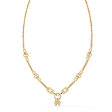 Delicate Necklace with Bow Detail