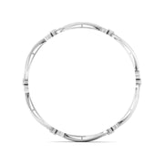 Wavy Pave Lab Grown Diamond Bangle