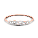Modern Infinity Diamond Bangle