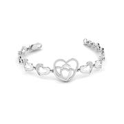 Diamond Accent Heart Bracelet