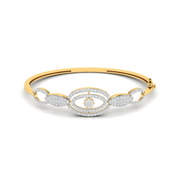 Diamond Accent Oval Bangle