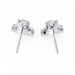 Diamond Accent Triangle Earrings